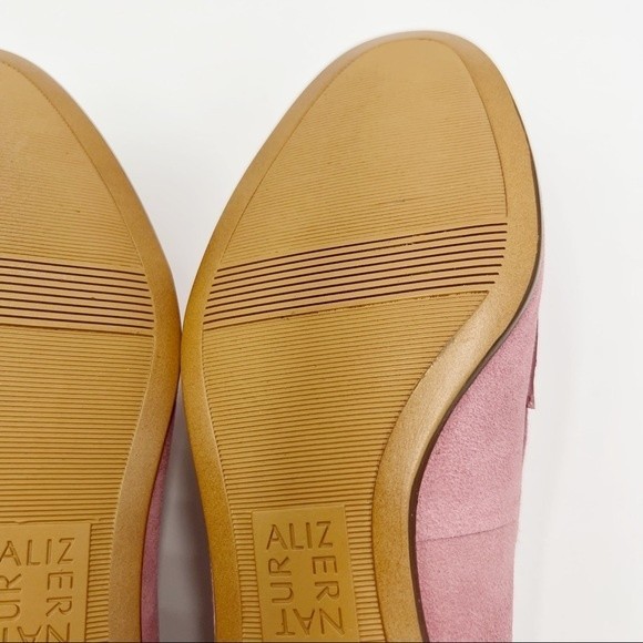 Naturalizer Size 6 Rosewood Blush Rose Pink Suede Leather Loafers Flats Shoes - Picture 11 of 14